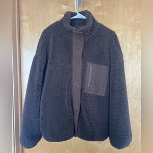 Thread & Supply Chocolate Sherpa Jacket